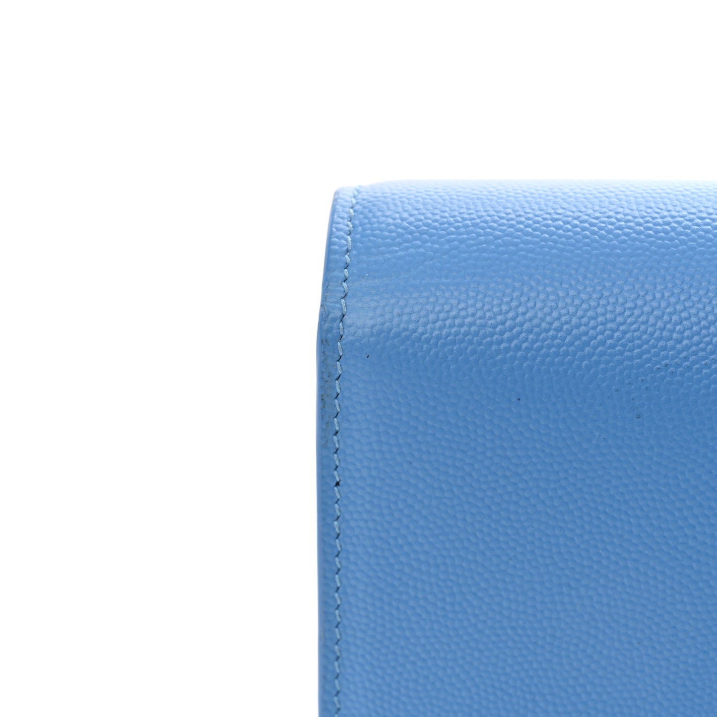 Grain De Poudre Classic Kate Monogram Clutch Blue Clair