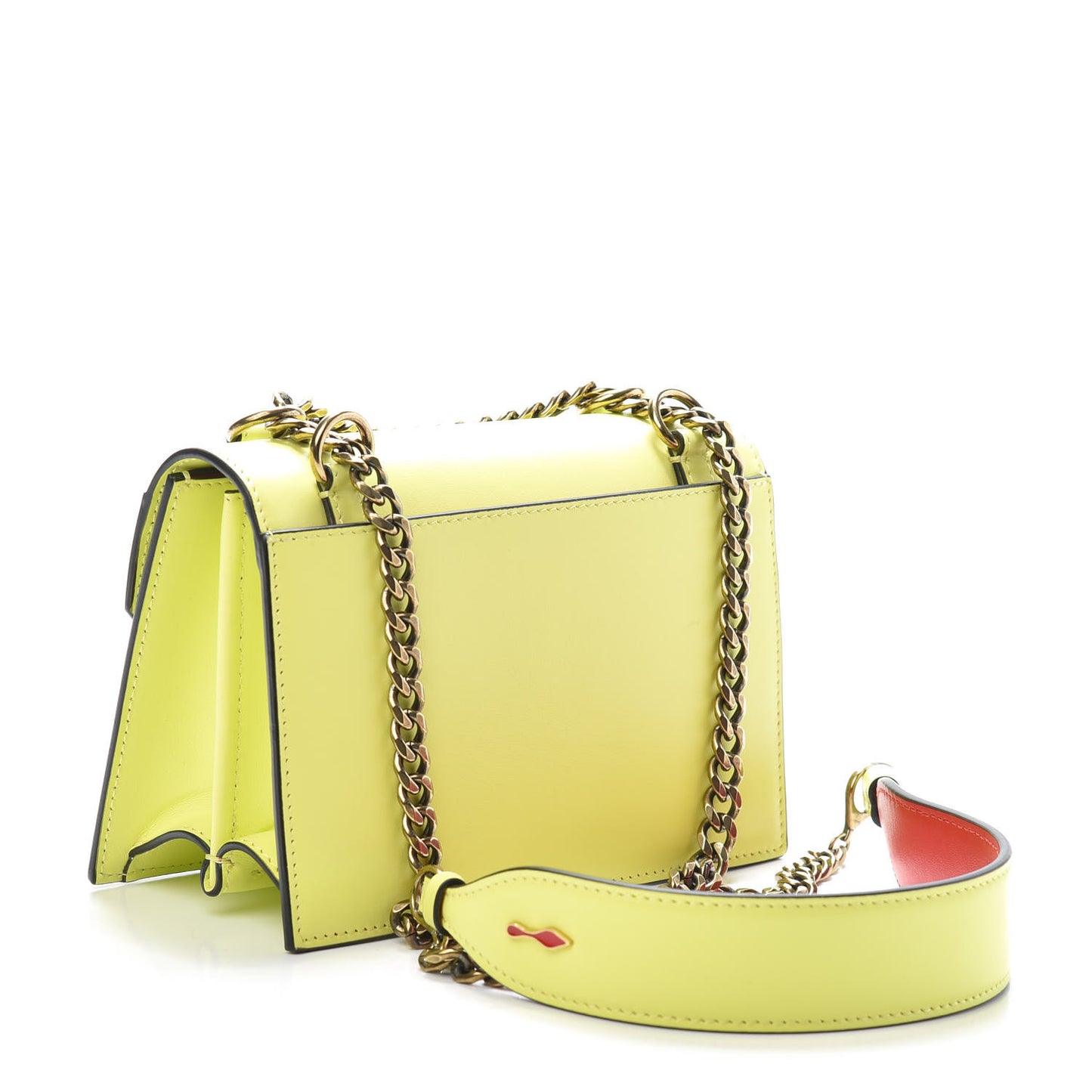 Calfskin Mini Elisa Shoulder Bag Yellow