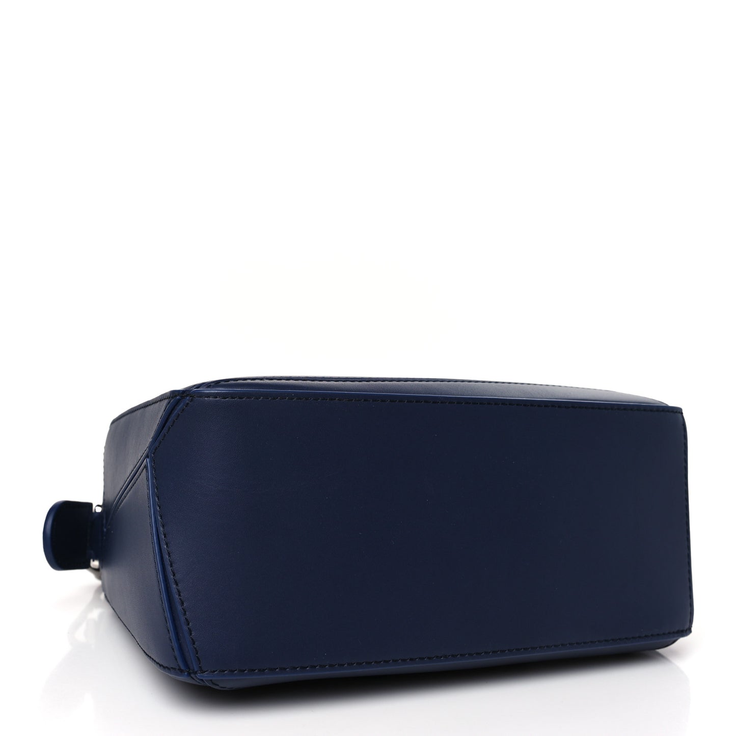 Satin Calfskin Small Puzzle Bag Abyss Blue