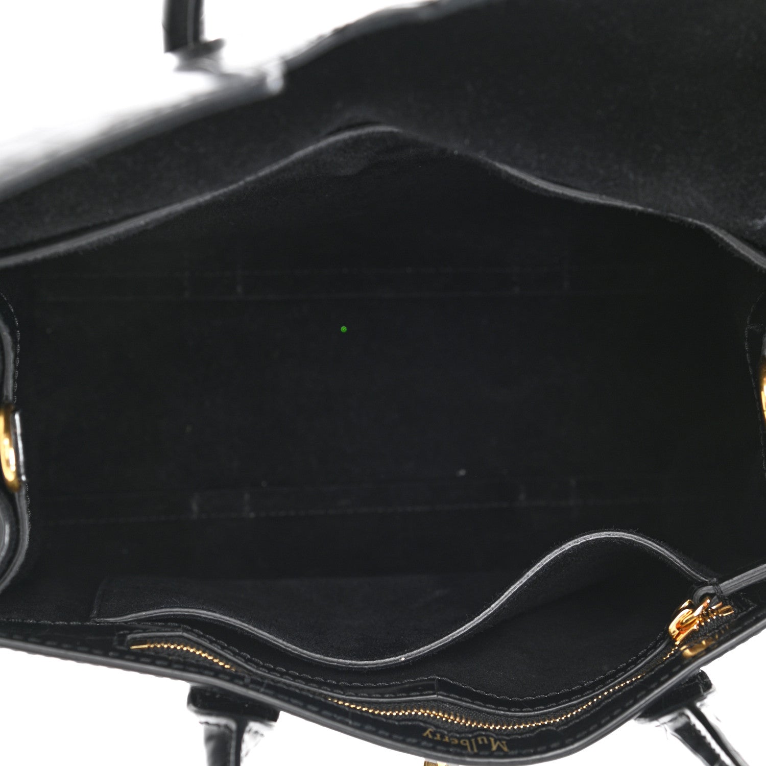 Mulberry Crocodile Embossed Calfskin Bayswater Black 5 of 11