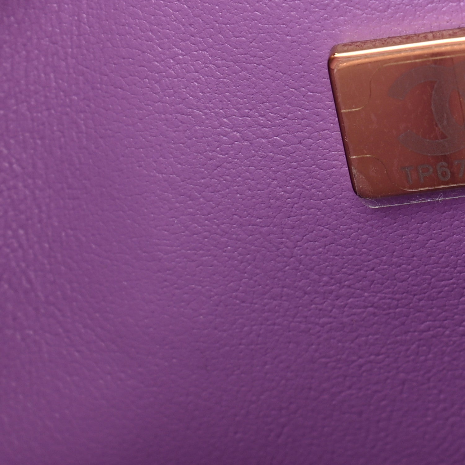 Chanel Caviar Quilted Small Double Flap Purple 7 of 11