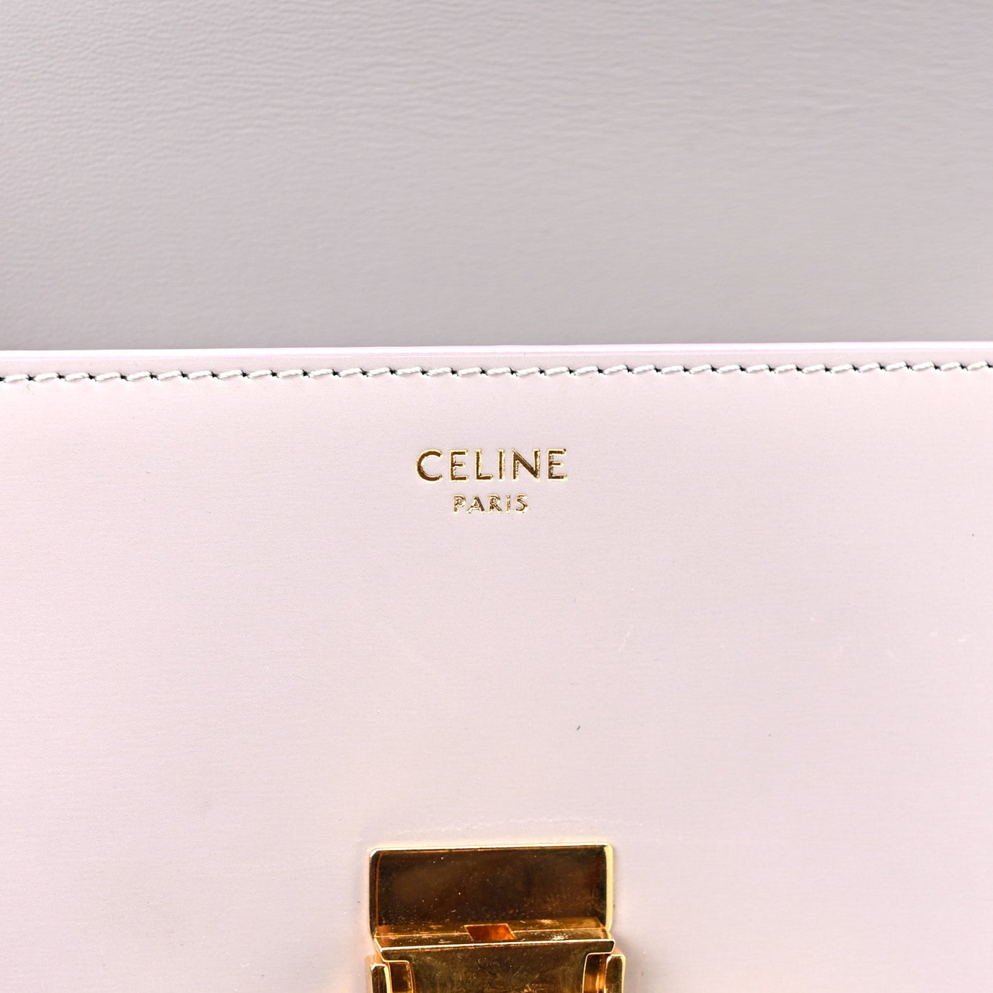 Shiny Calfskin Triomphe Shoulder Bag
