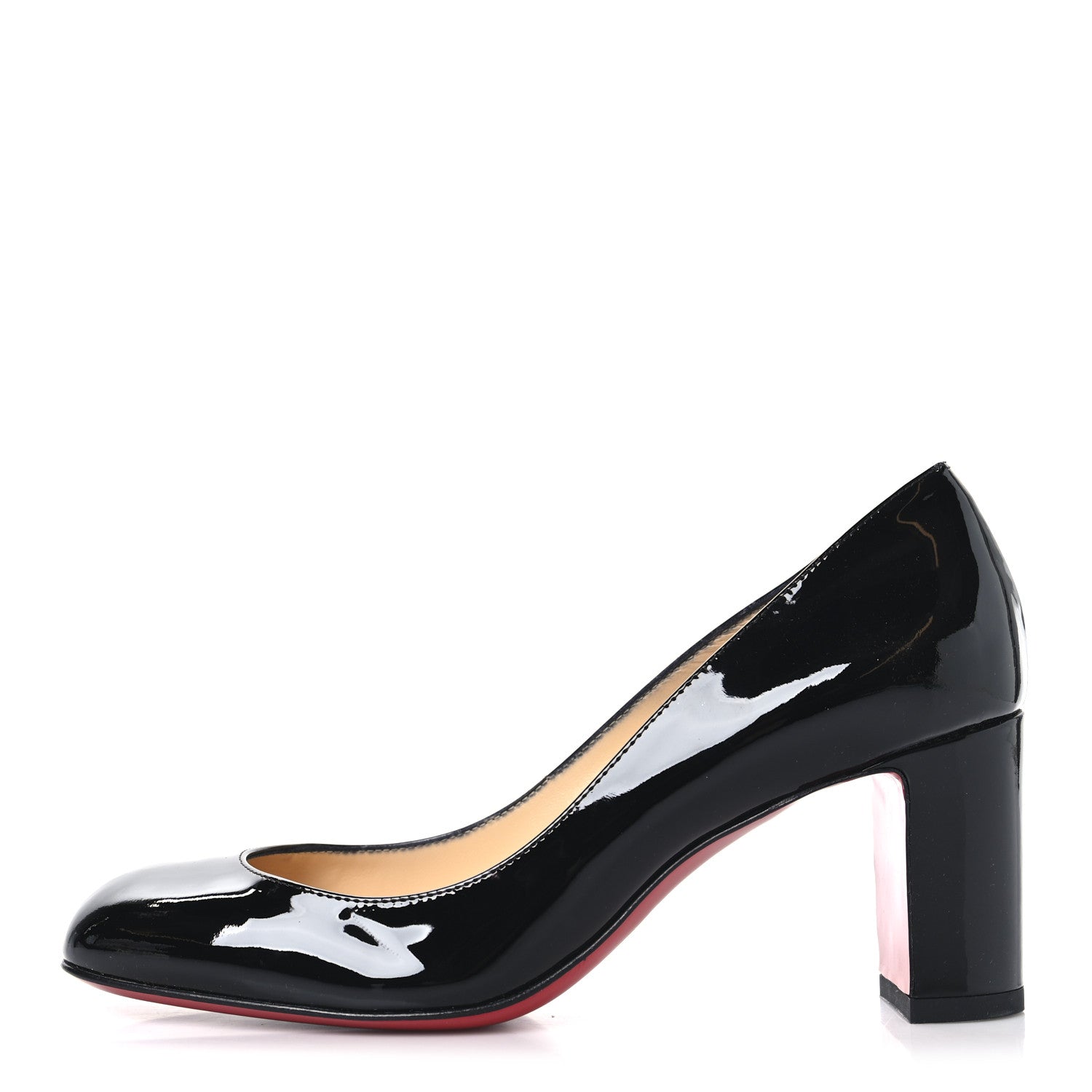 Christian Louboutin Patent Cadrilla 70 Pumps 36 Black 1780752
