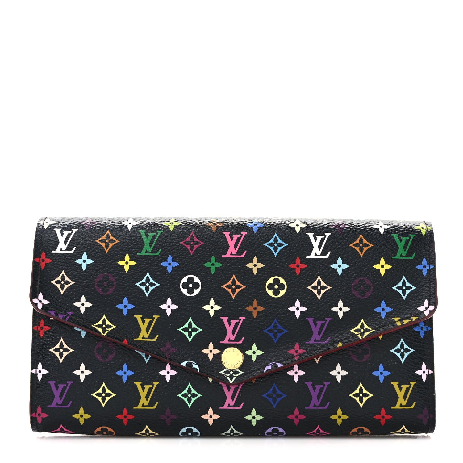 Louis Vuitton Monogram Multicolor Sarah Wallet NM Black  display picture 1