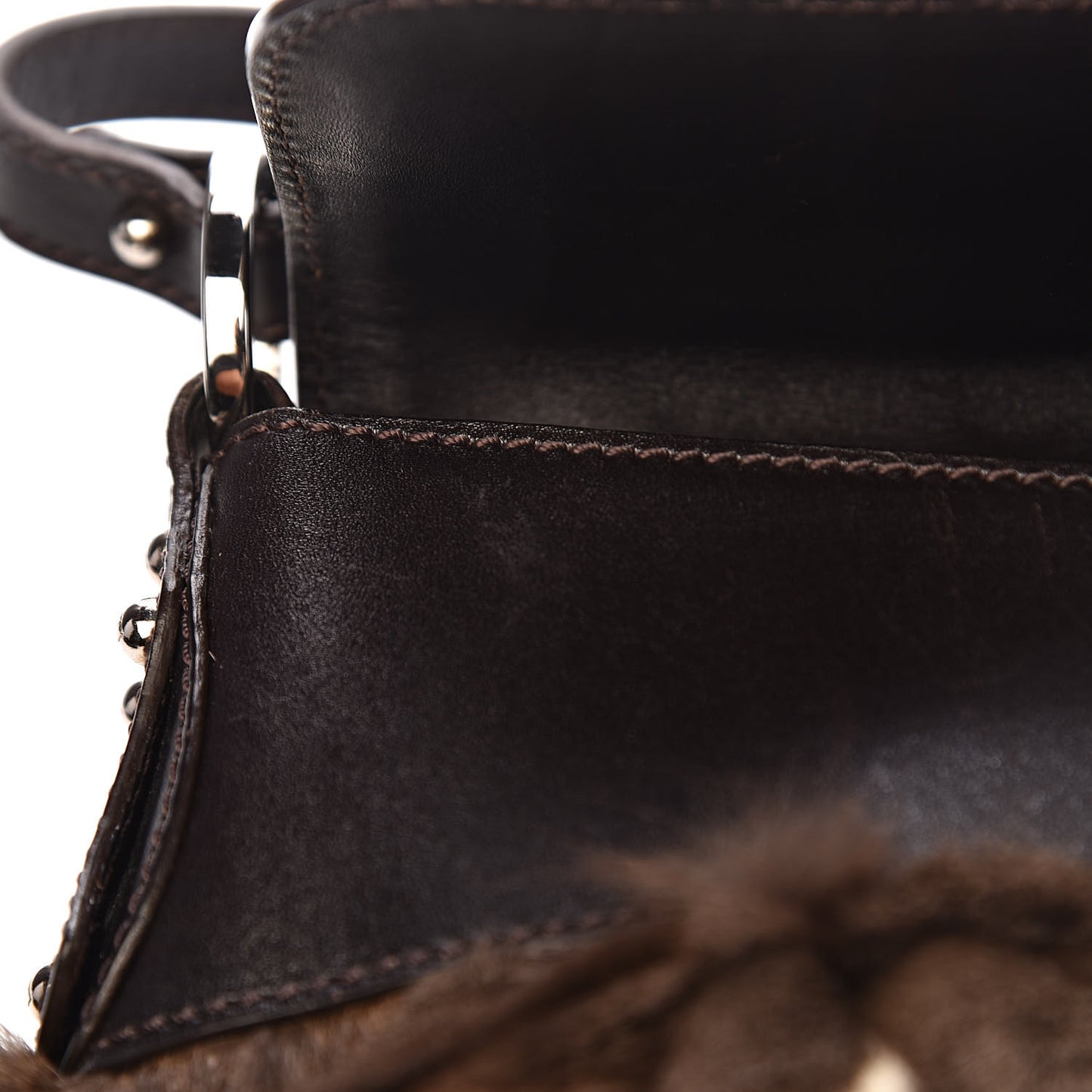 Rabbit Fur Chef Shoulder Bag