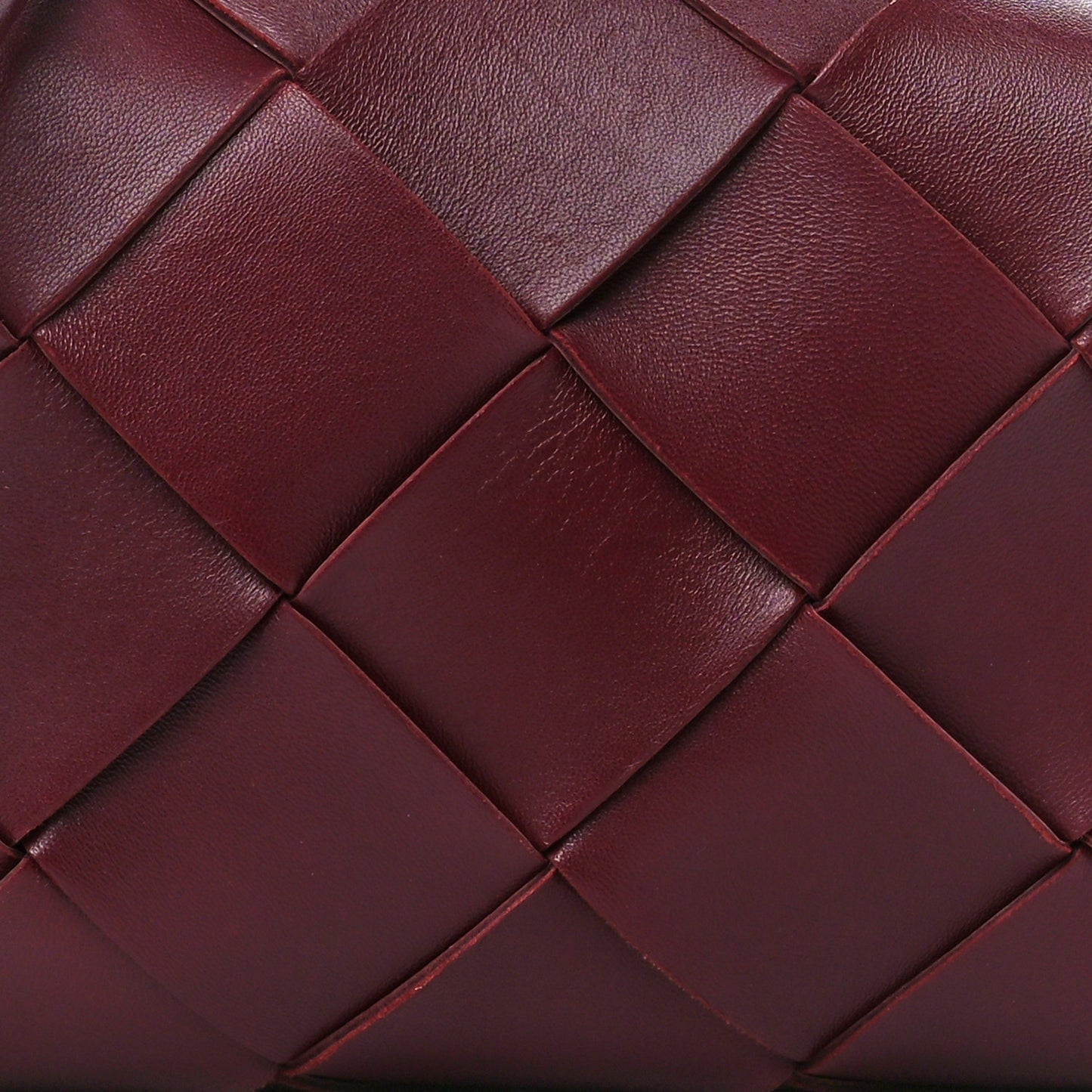Lambskin Maxi Intrecciato Small Cassette Camera Bag Barolo