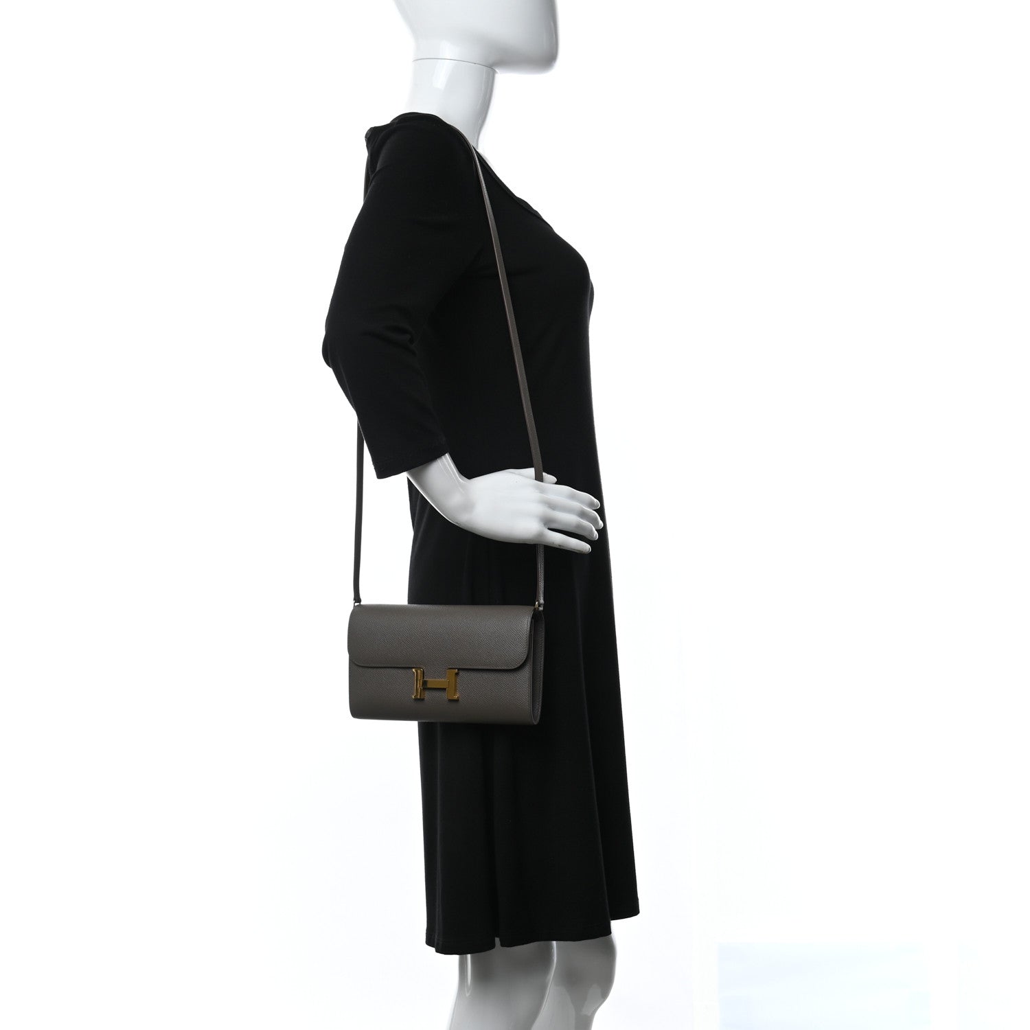 Hermes Epsom Constance Long To Go Wallet Etoupe 2 of 10
