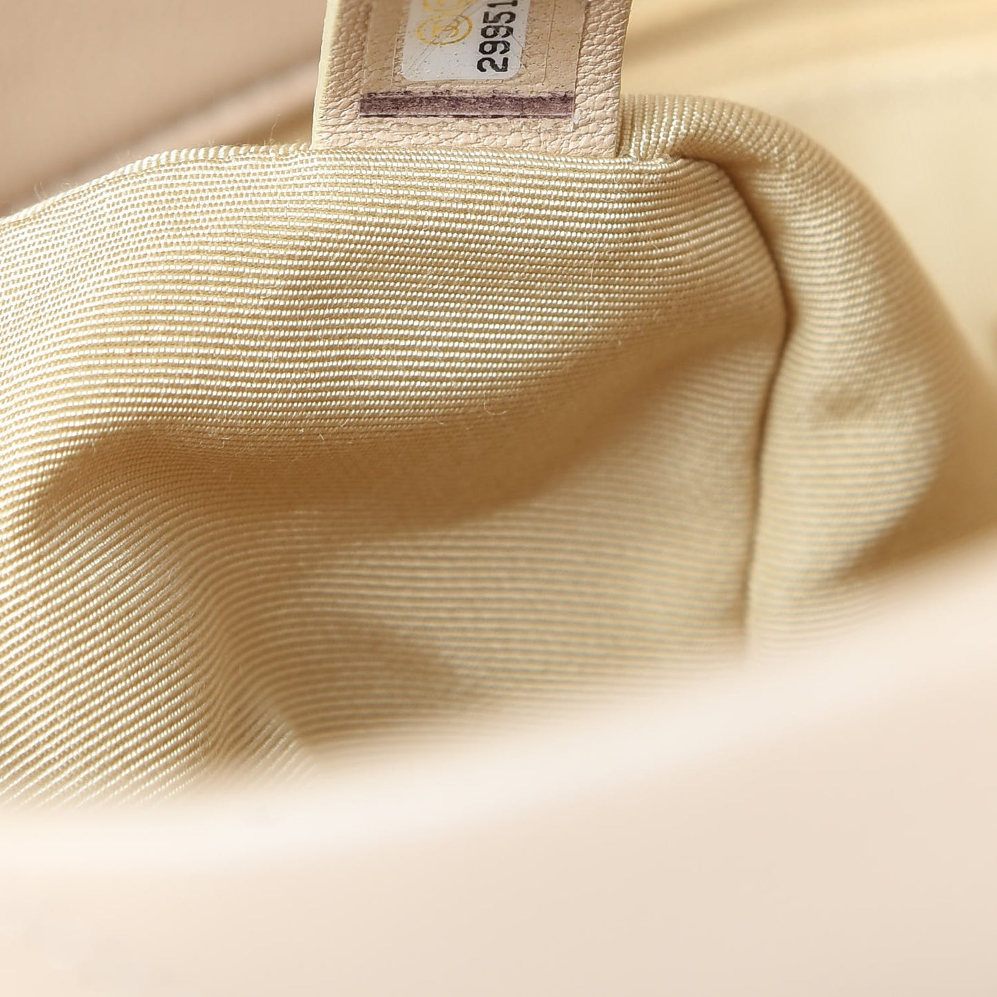 Lambskin Quilted Large 19 Flap Beige