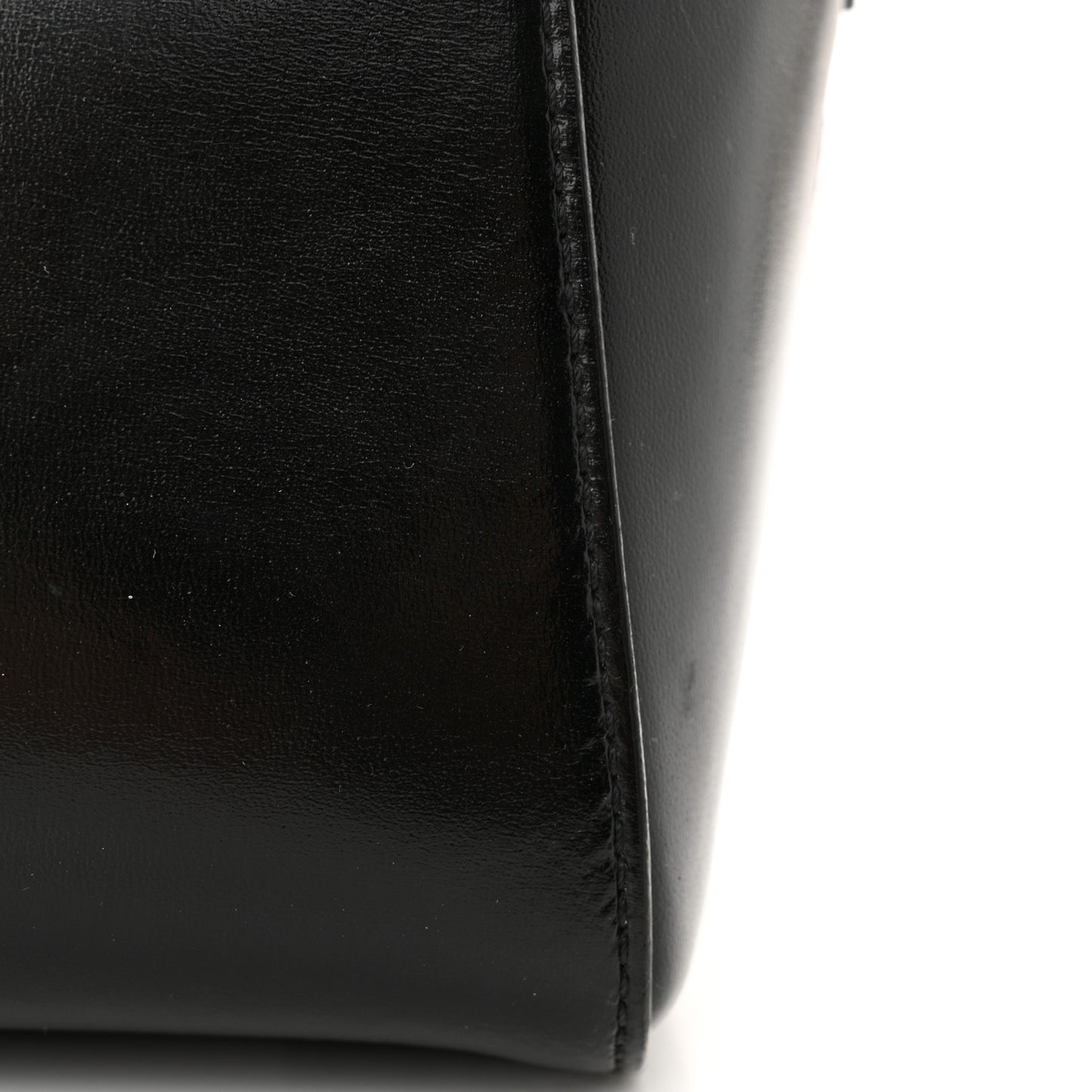 Shiny Lord Calfskin Mini Antigona Black