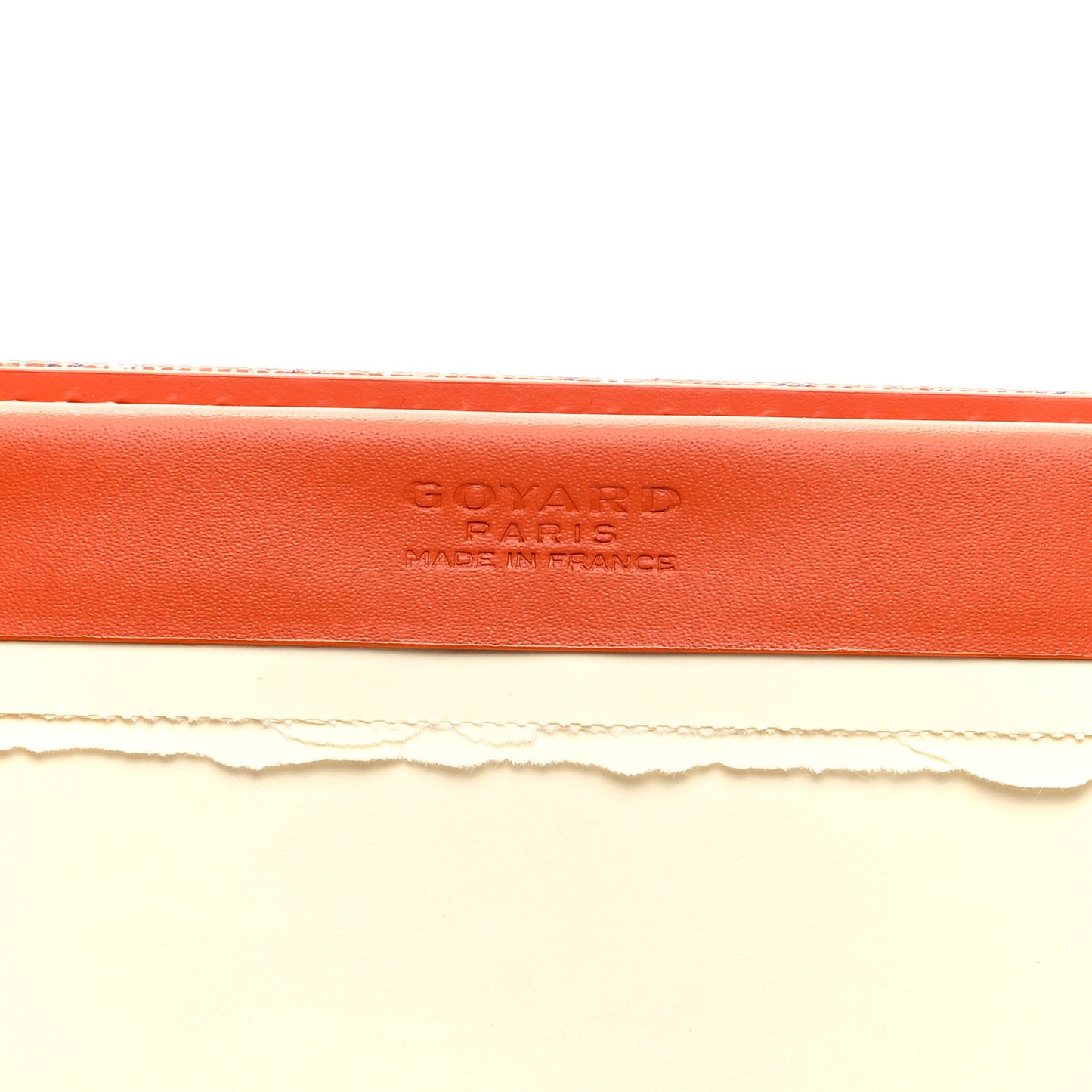 Goyardine Agenda Cover Orange