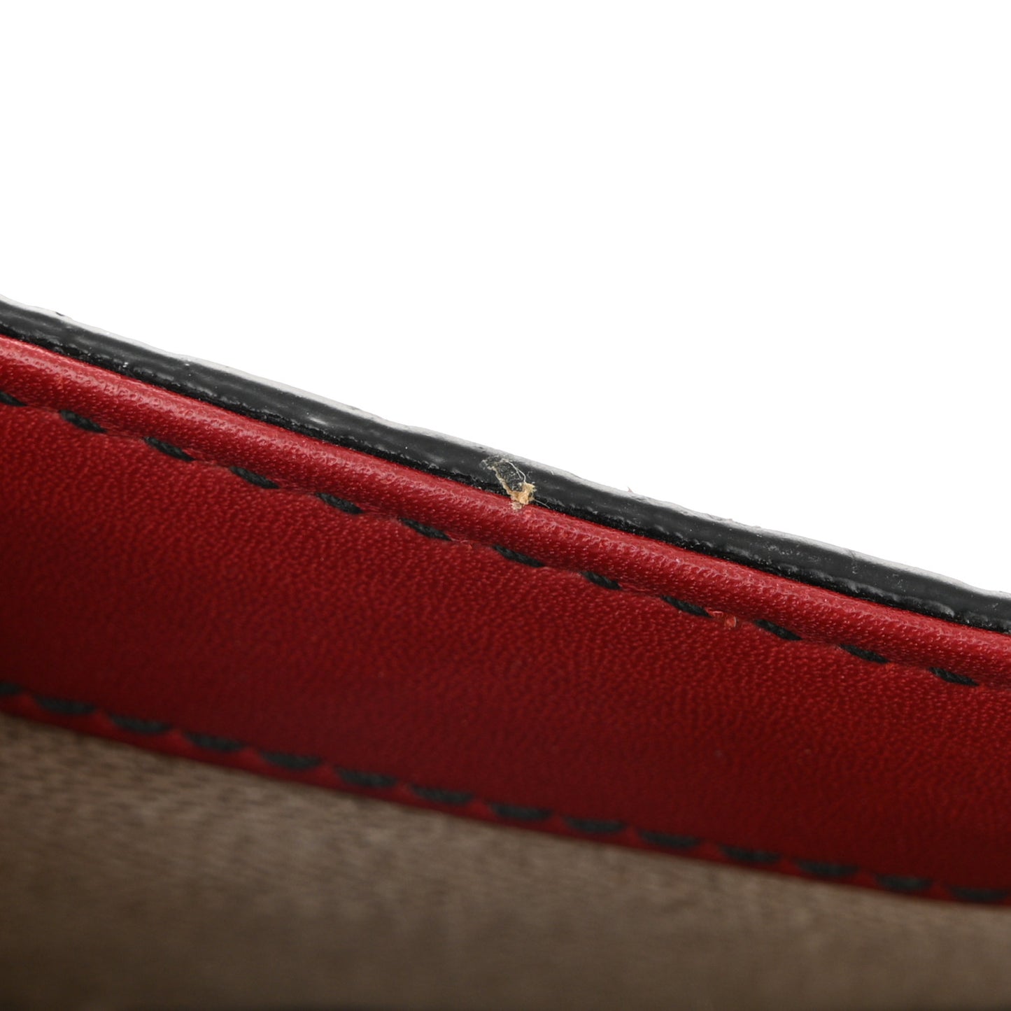 Microguccissima Medium Emily Chain Shoulder Bag Red