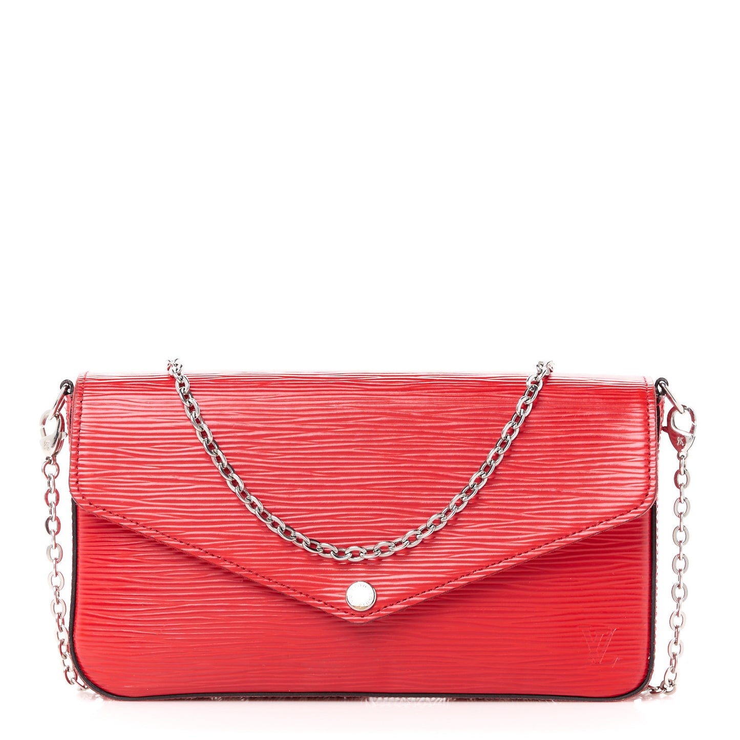 Epi Pochette Felicie Coquelicot