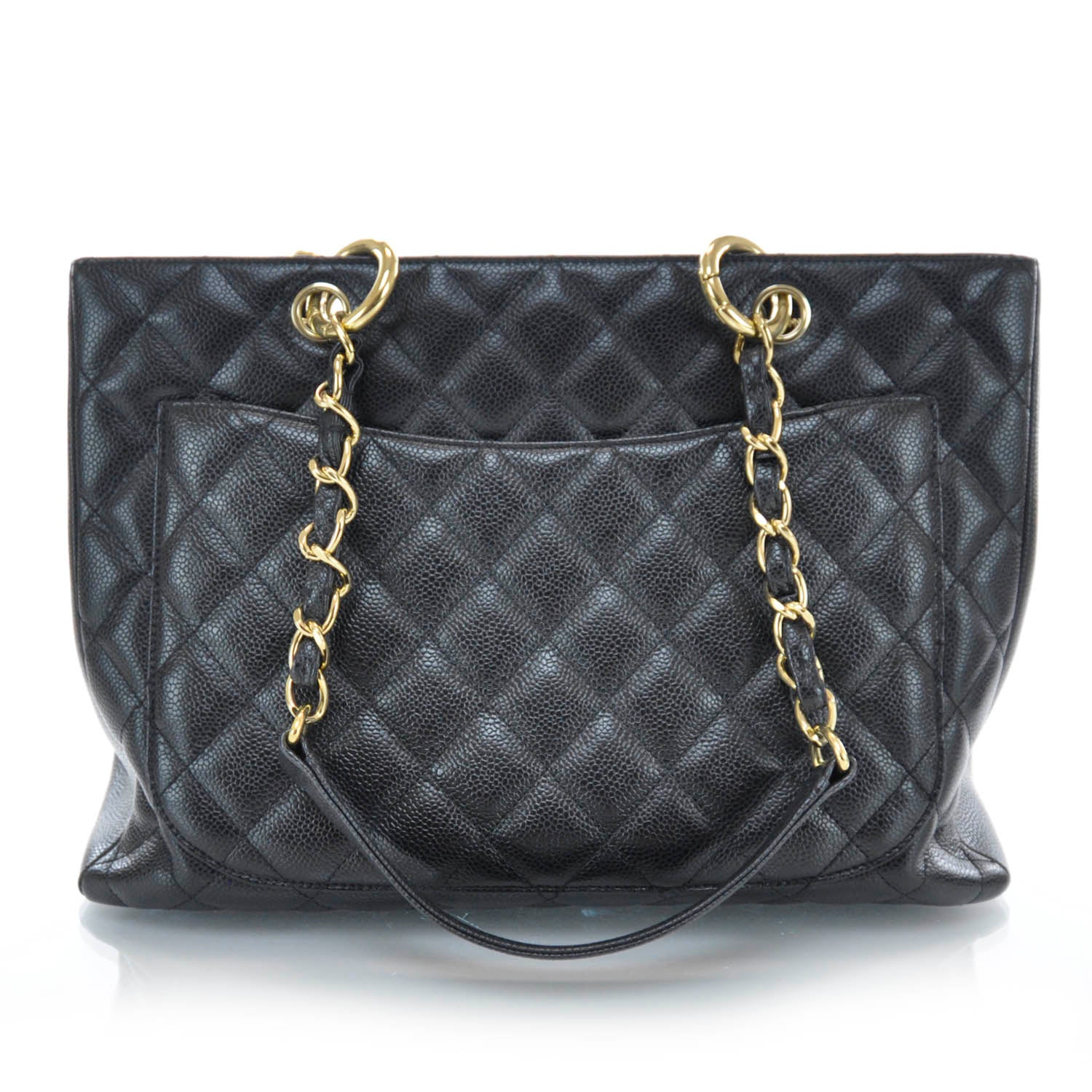 Chanel Caviar Grand Shopping Tote GST Black 3 of 9