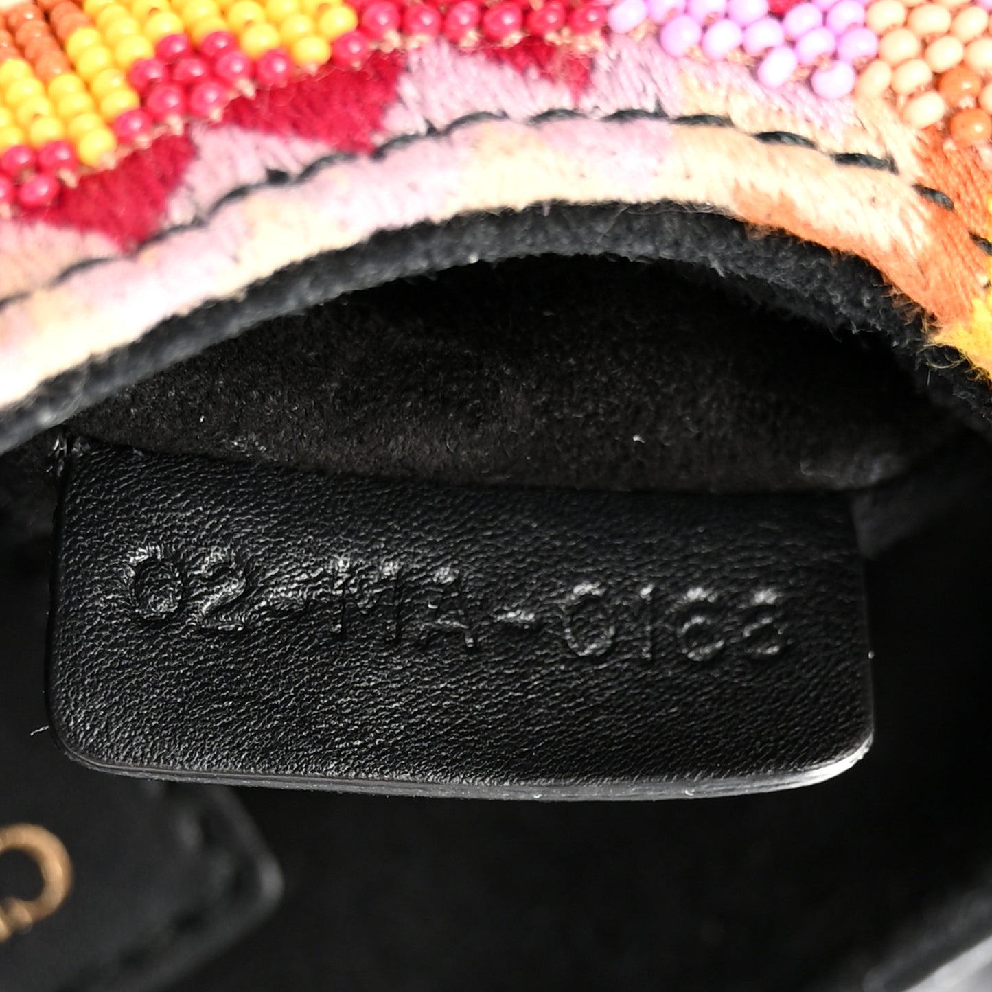 Embroidered Fringe Beaded Mini Saddle Bag Multicolor