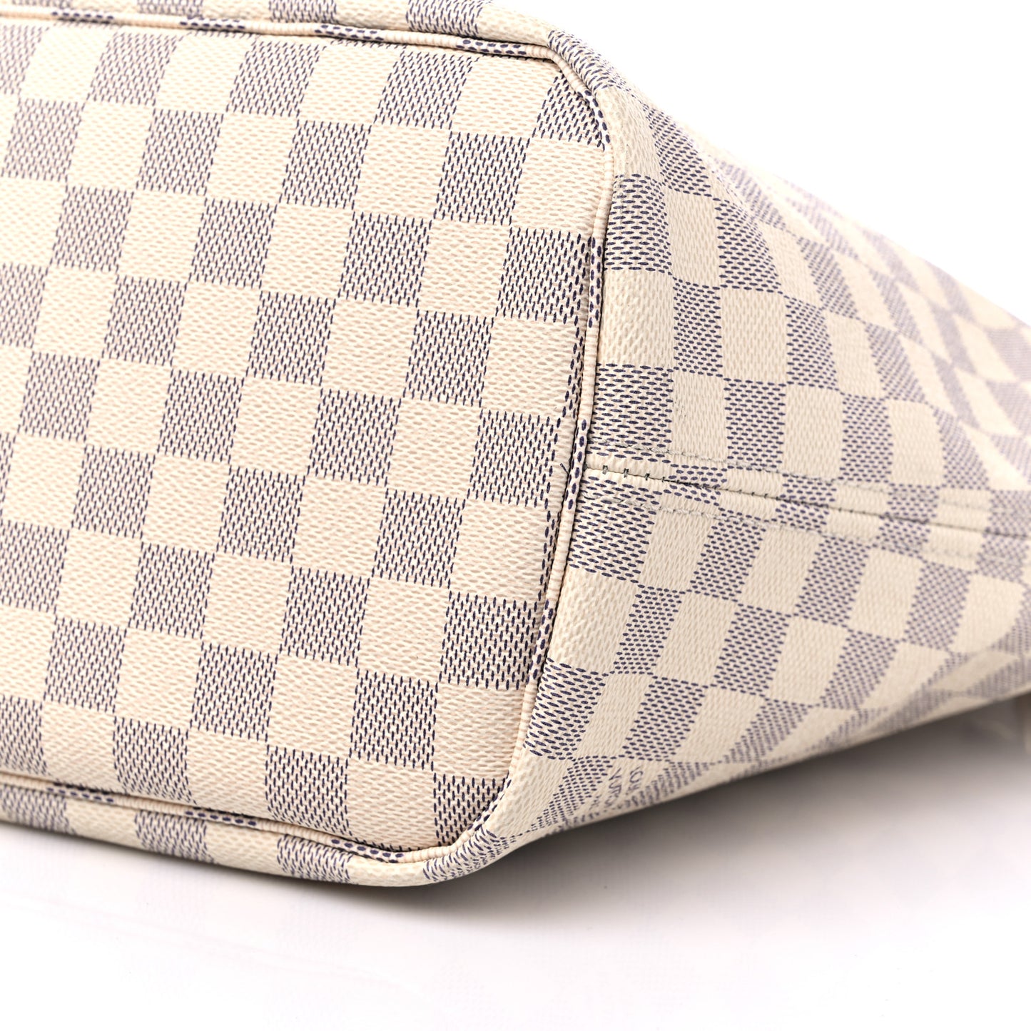 Damier Azur Braided Neverfull MM Pink