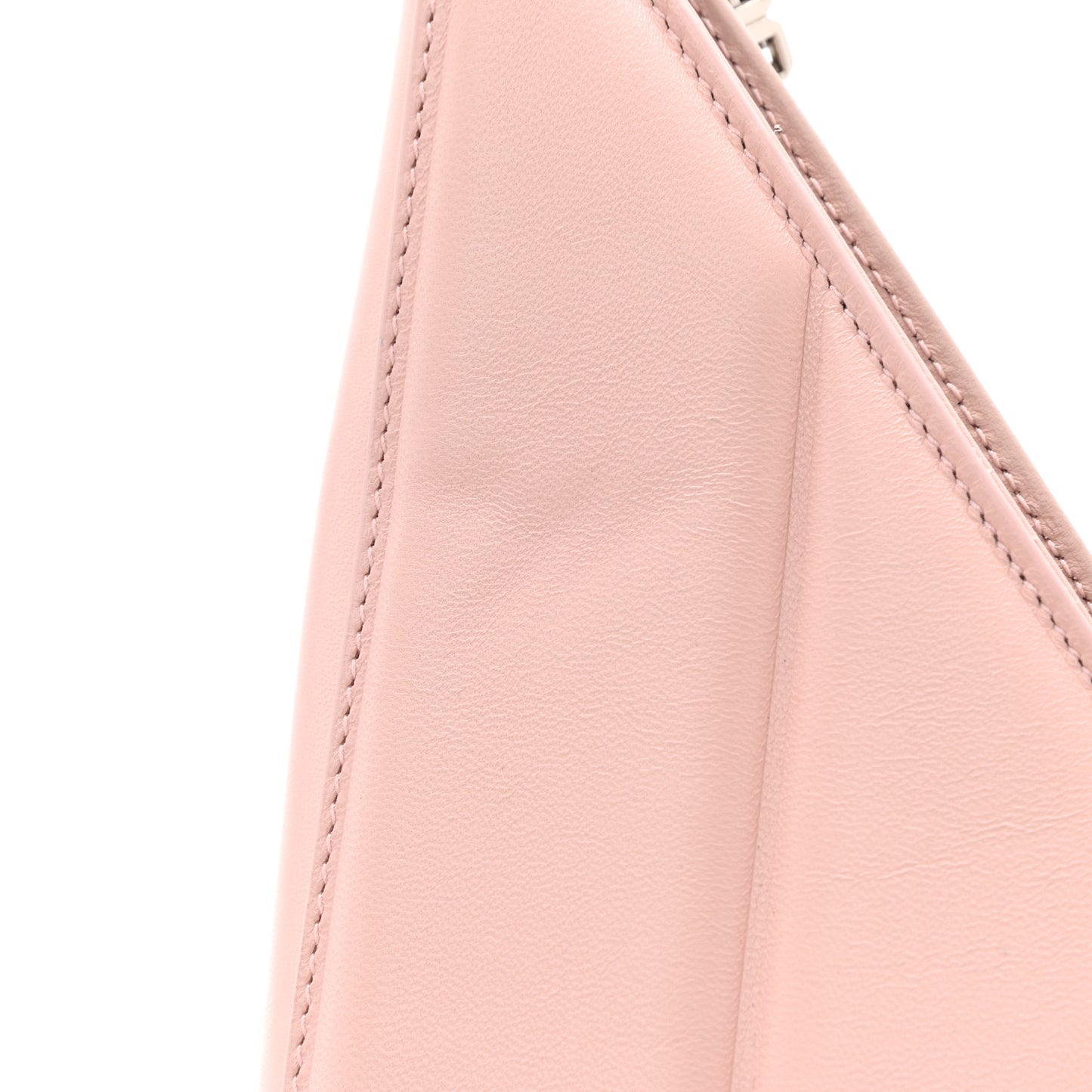 Lambskin Padded Mini Cut Out Shoulder Bag Blush Pink
