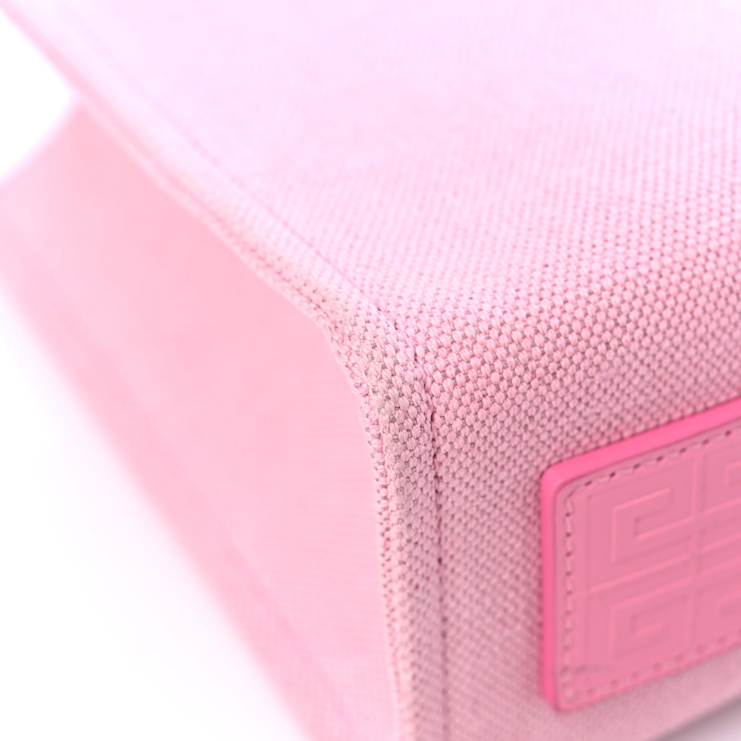 Canvas Mini G Shopping Tote Bright Pink