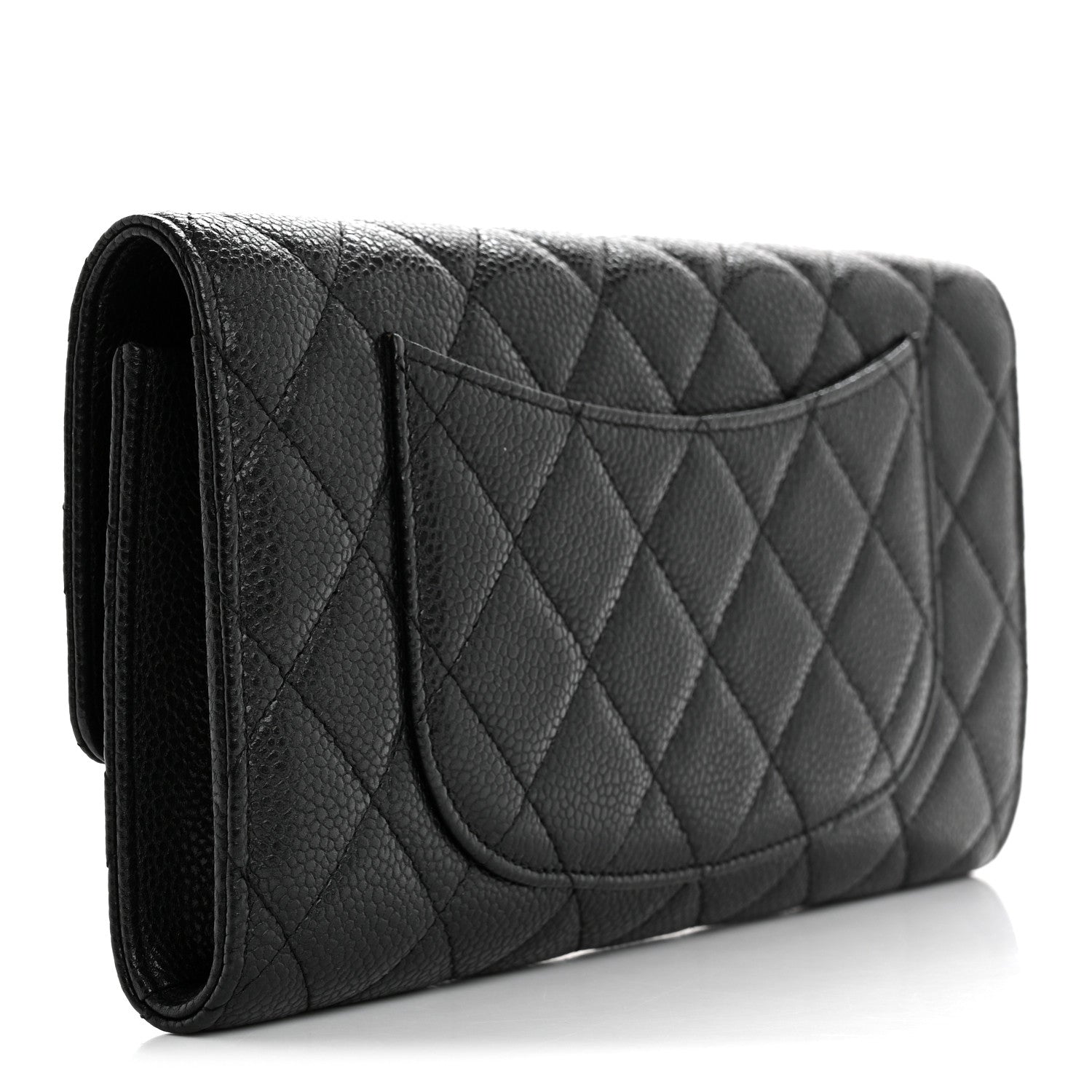 Chanel Caviar Quilted Travel Wallet Black 4 of 11