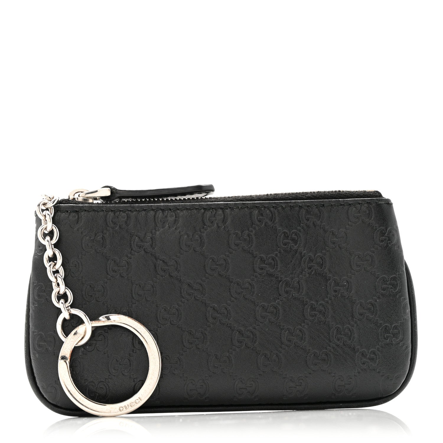 Gucci Microguccissima Key Ring Coin Case Black 1797696 – FASHIONPHILE