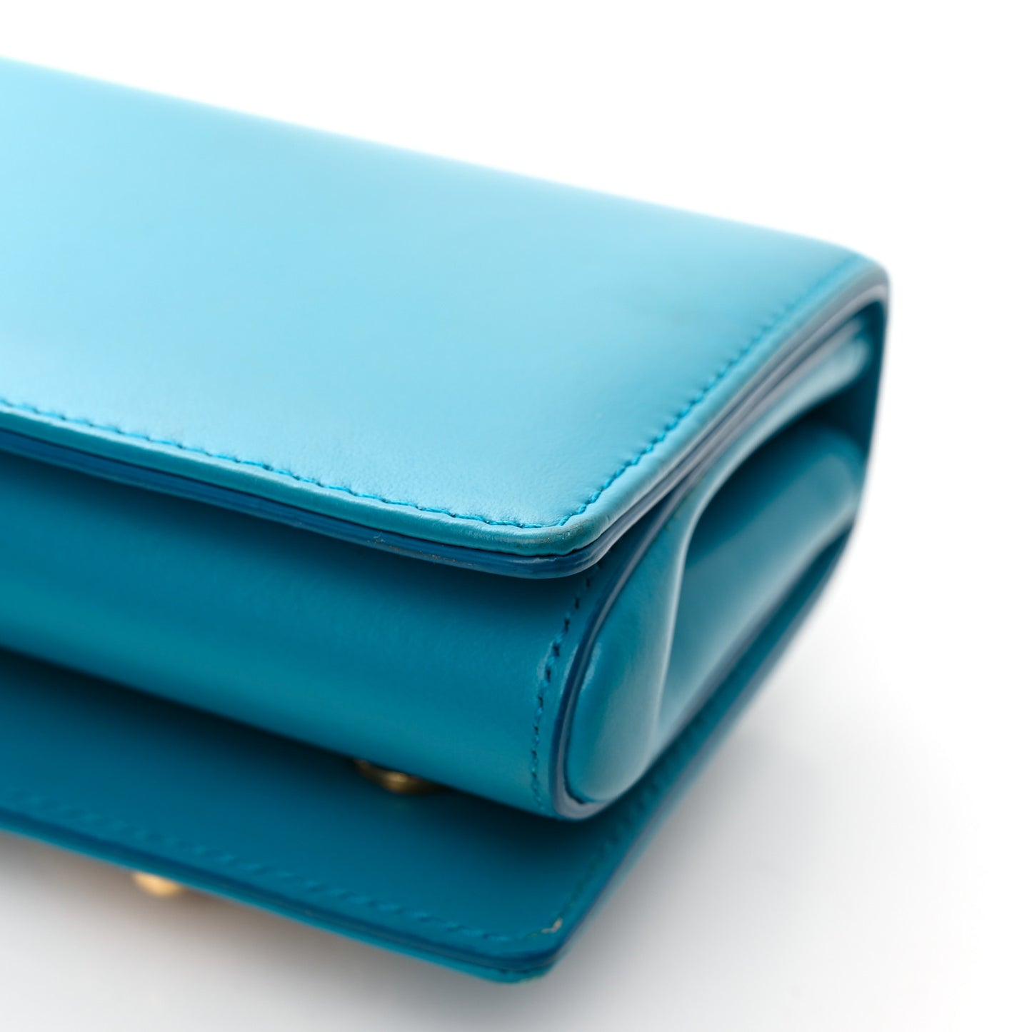 Nappa DG Girls Phone Shoulder Bag Celeste Mare