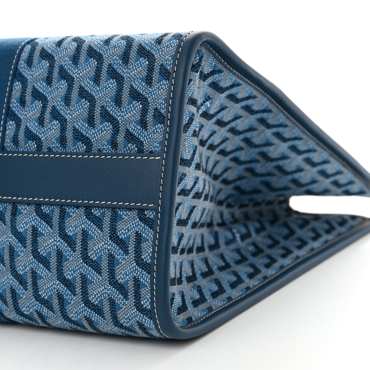Goyardine Villette MM Tote Ocean Blue