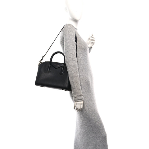 Sugar Goatskin Small Antigona Black