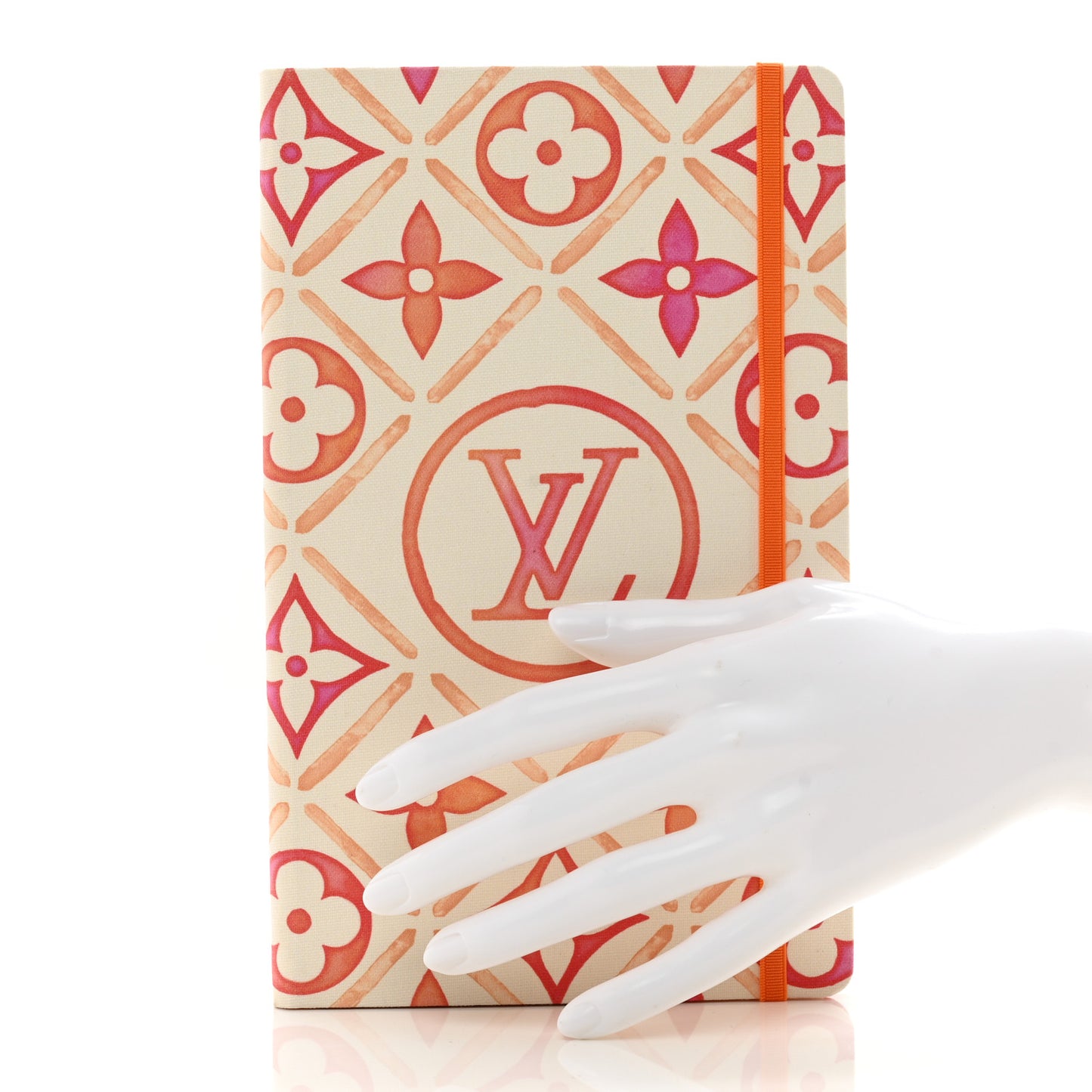 Monogram Watercolor Aquarelle Notebook White