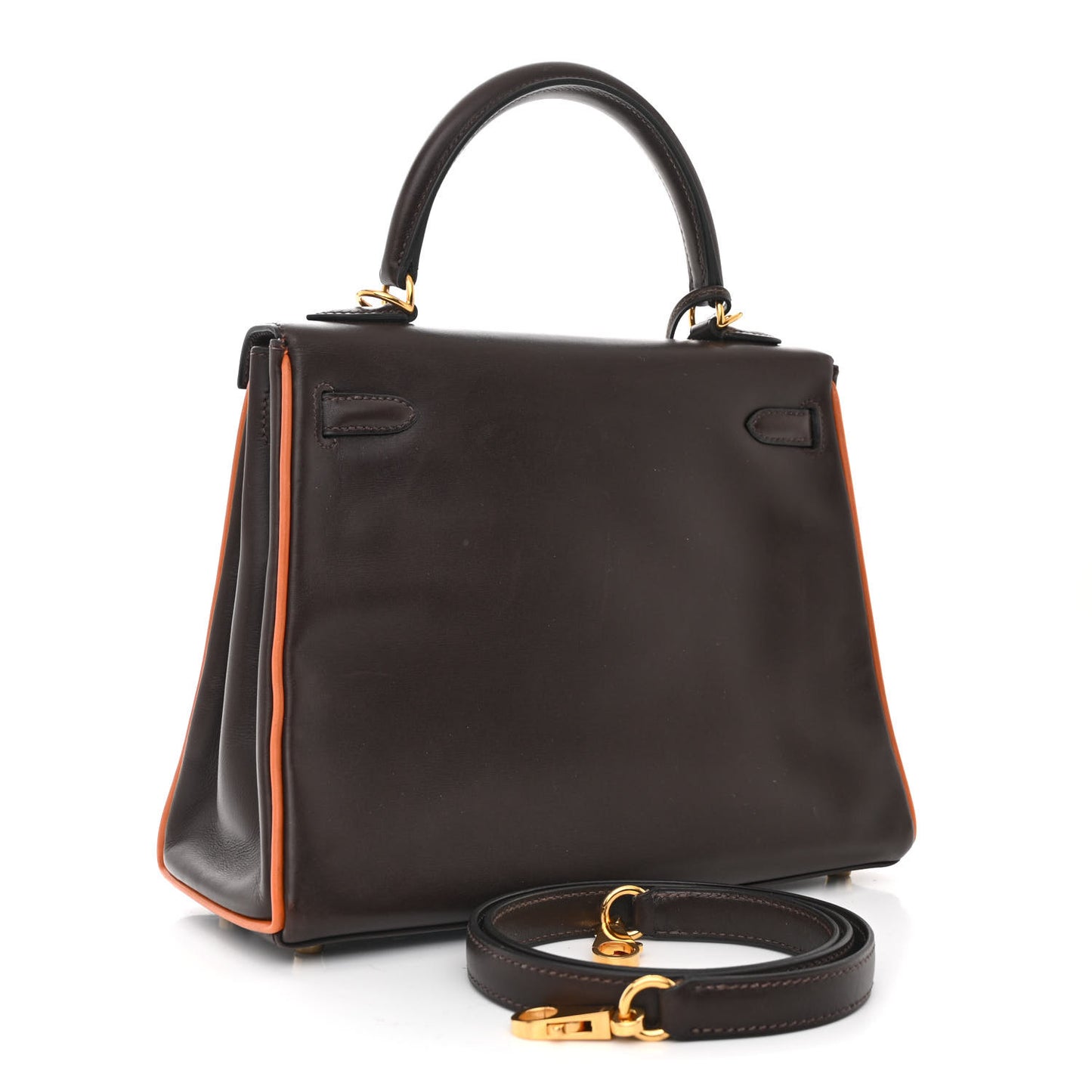Box Bi-Color Kelly Retourne 25 Chocolate Orange