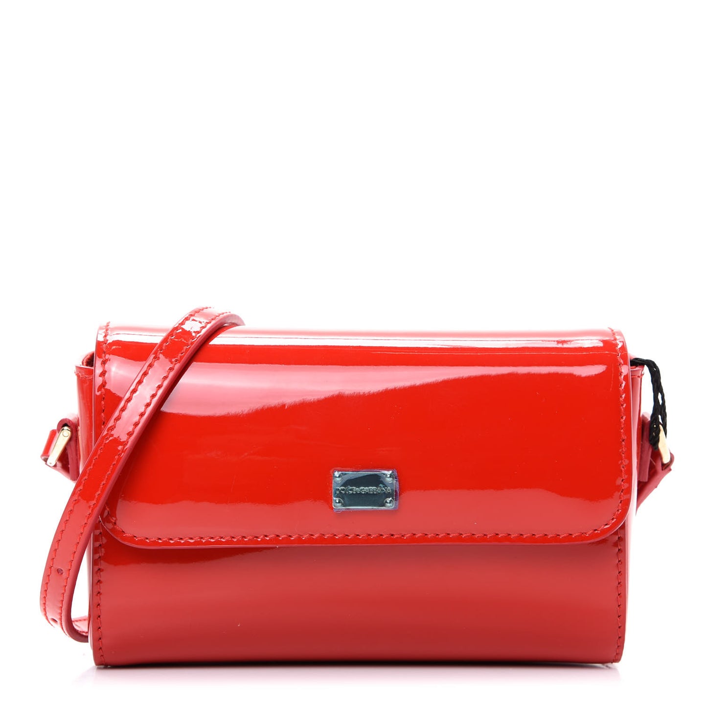 Patent Kids DG Escape Crossbody Bag Rosso