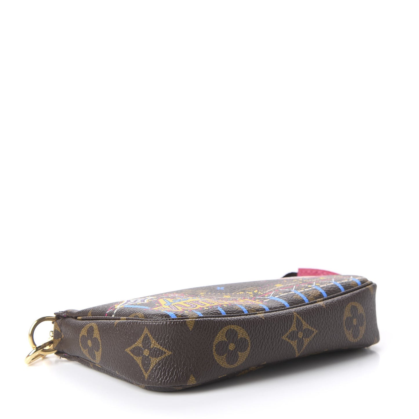 Monogram 2020 Christmas Animation Roller Coaster Mini Pochette Accessories Pivoine