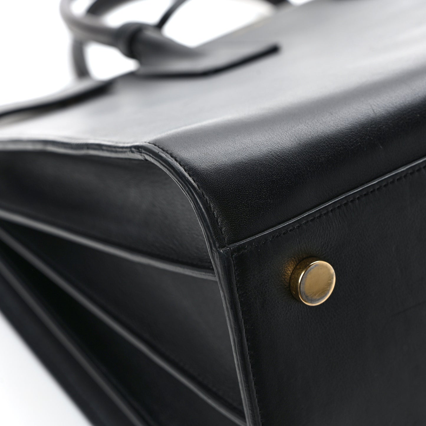 SAINT LAURENT Calfskin Large Sac De Jour Carryall Black