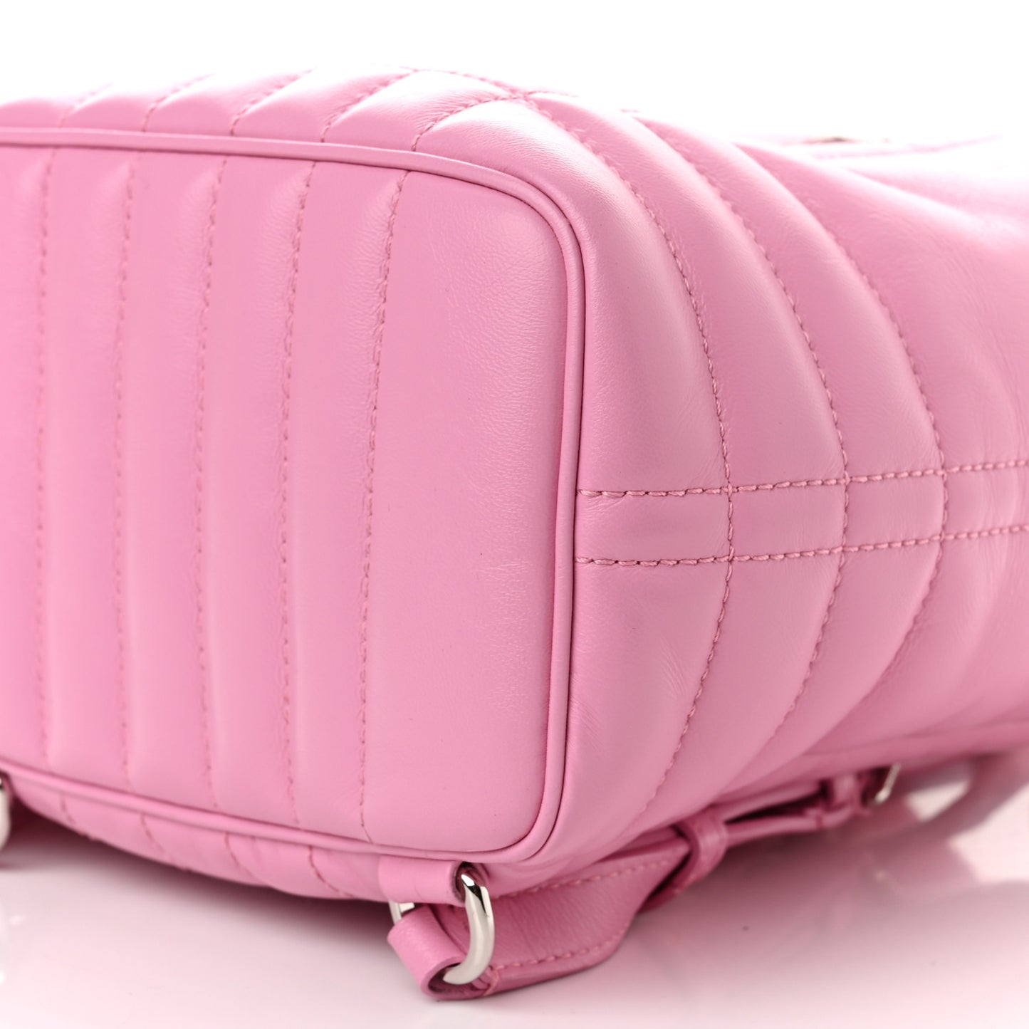 Lambskin Quilted Mini Lola Backpack Primrose Pink