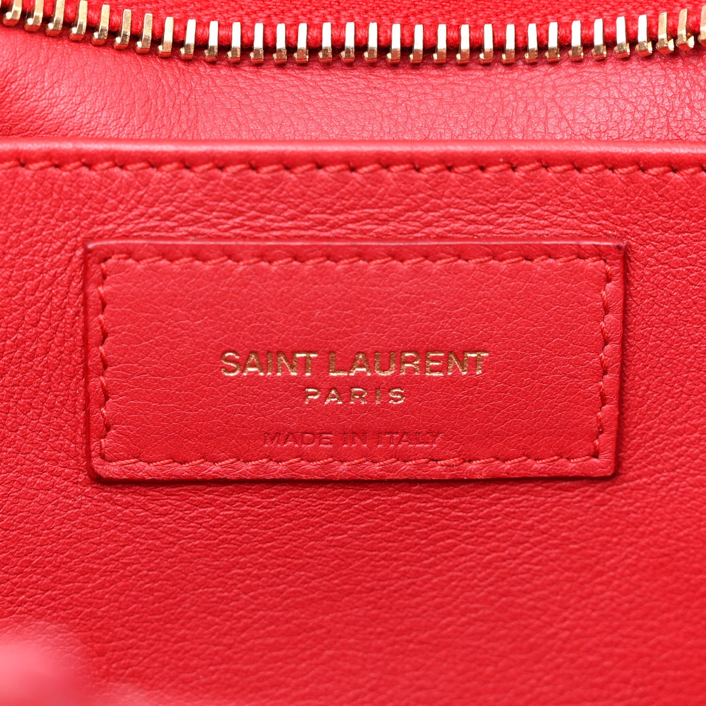 Calfskin Baby Monogram Cabas Red