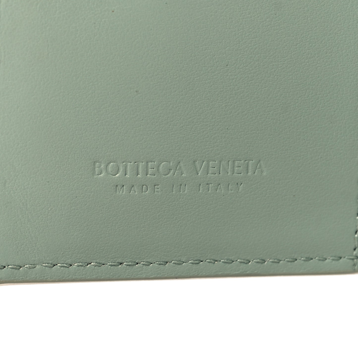 Nappa Maxi Intrecciato Bifold Zip Wallet New Sauge