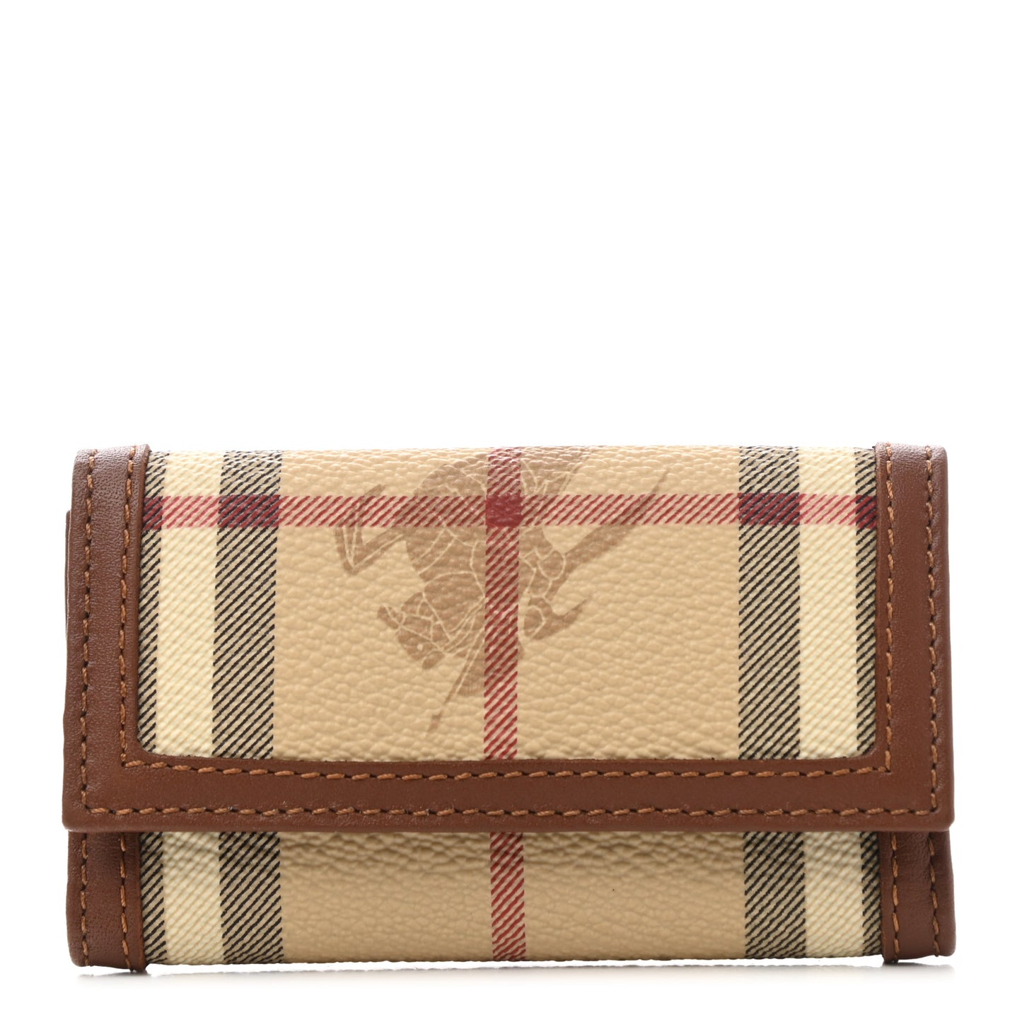 Haymarket Check 6 Key Holder Case Brown