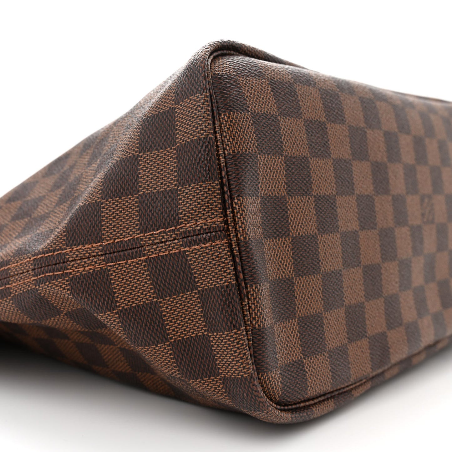 LOUIS VUITTON Damier Ebene Neo Neverfull MM Rose Ballerine