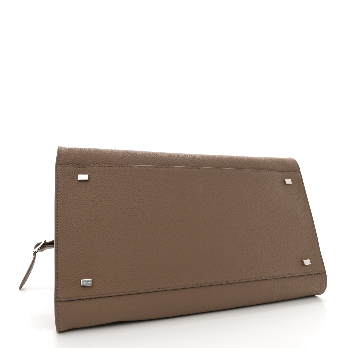 Matte Grained Calfskin Soft Margaux 15 Taupe