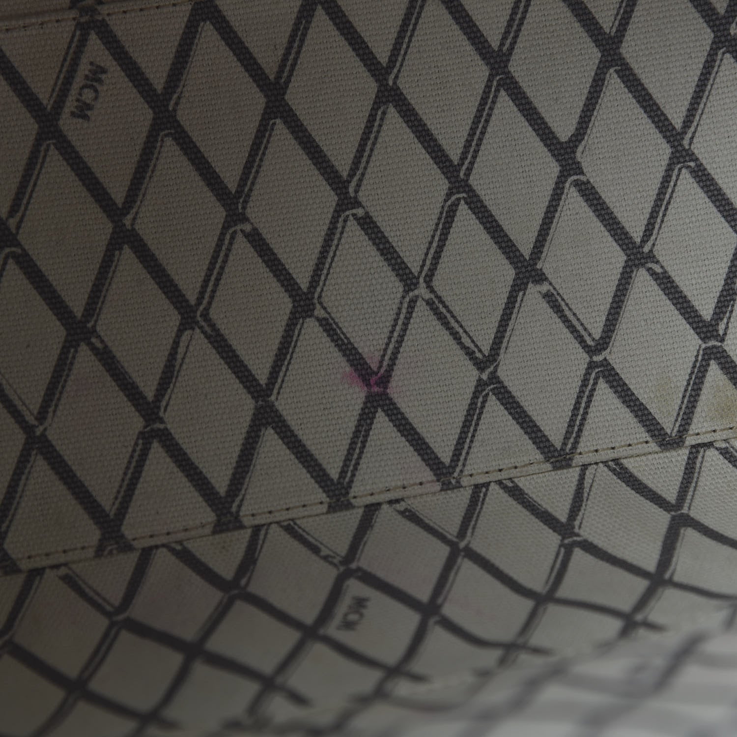 MCM Visetos Toni Shopper Tote Black 9 of 10