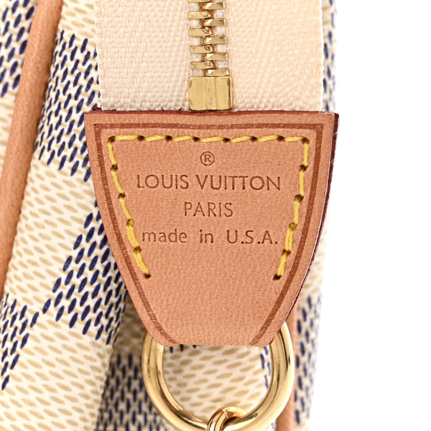 Louis Vuitton Damier Azur Eva Clutch 6 of 10