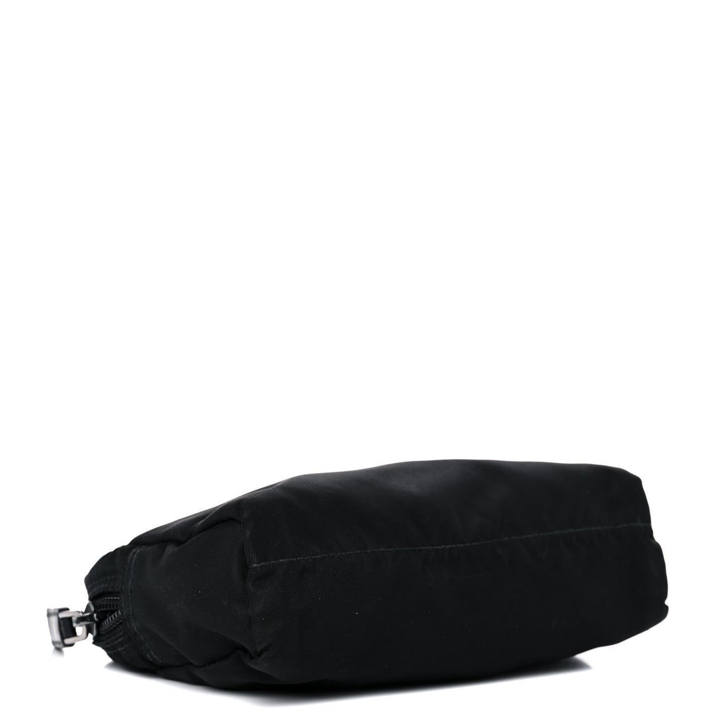 Nylon Tessuto Cosmetic Pouch Black
