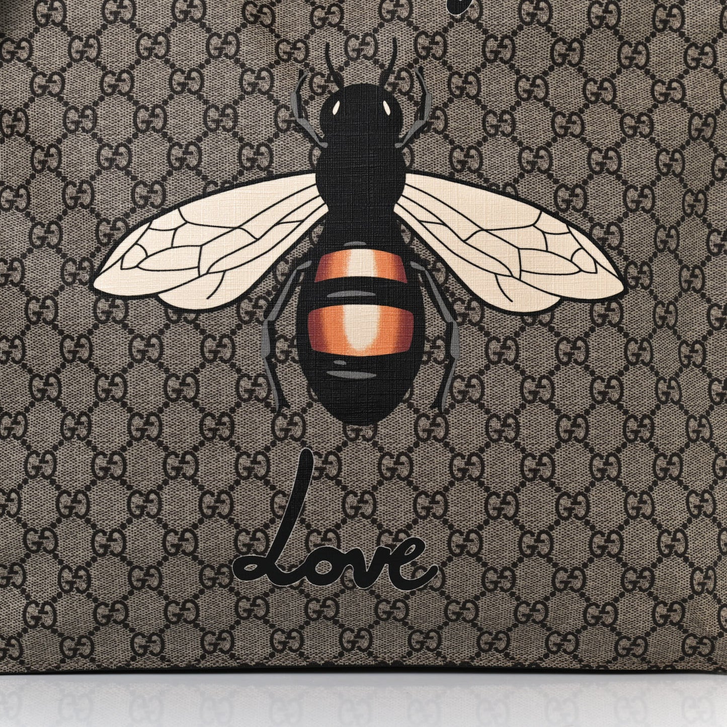 GG Supreme Monogram Blind for Love Vertical Tote