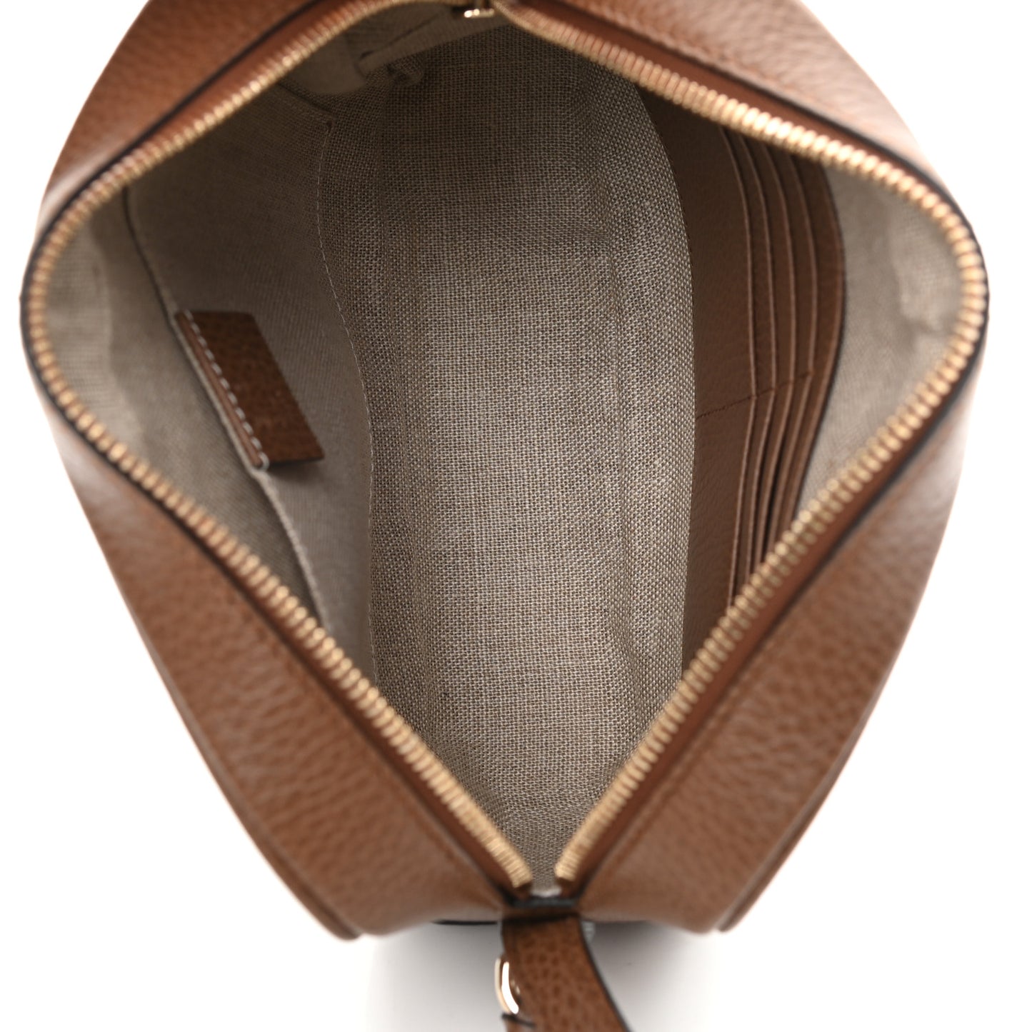 Monogram Mini Bree Messenger Bag Beige Tabacco