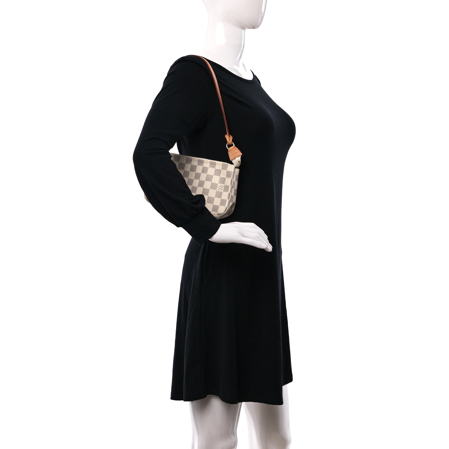 Louis Vuitton Damier Azur Pochette Accessories NM 2 of 12