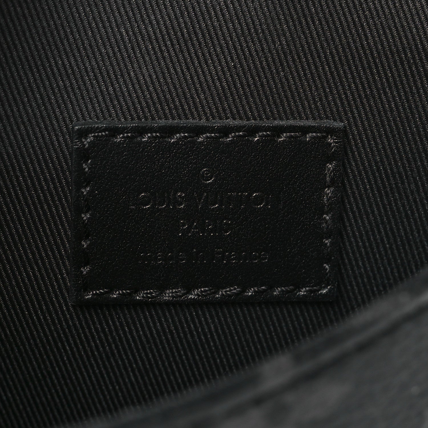 Louis Vuitton Monogram Eclipse Saumur Slingbag Black 6 of 9