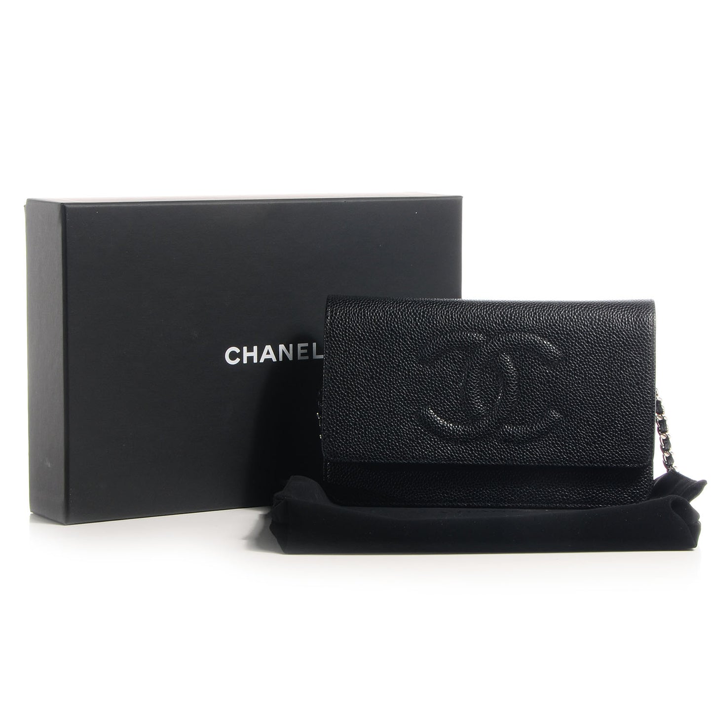 Caviar Timeless CC Wallet on Chain WOC Black