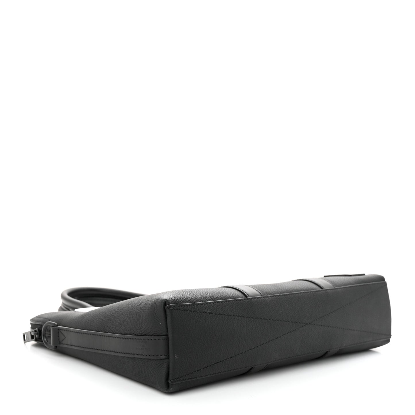 Calfskin Aerogram Takeoff Briefcase Black