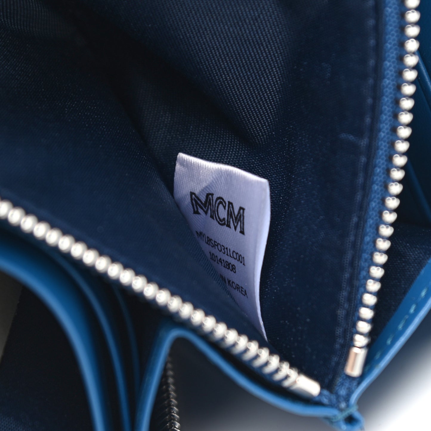 Visetos Large Zip Around Wallet Munich Blue