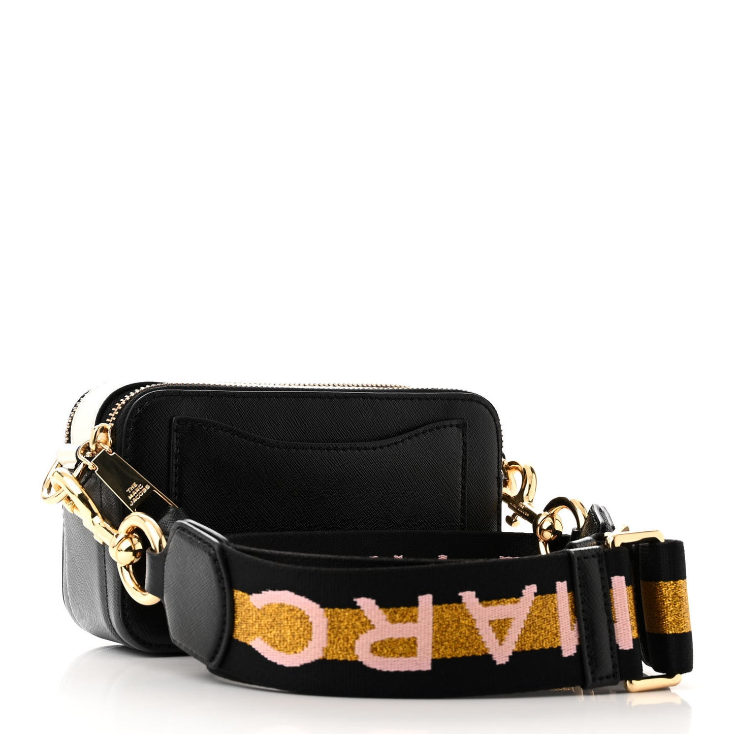 Saffiano Small Snapshot Camera Black Mulitcolor