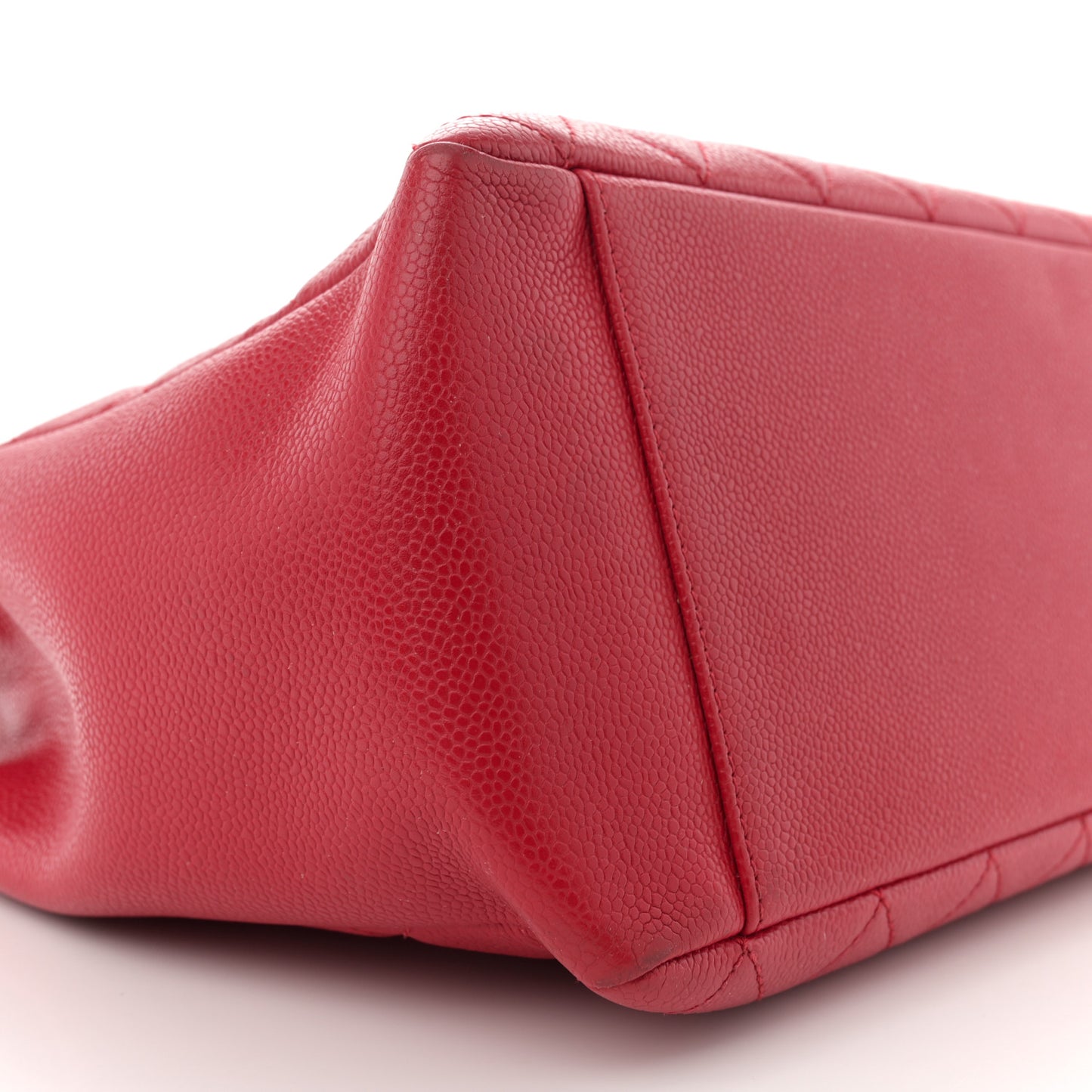 Caviar Quilted Grand Shopping Tote GST Red