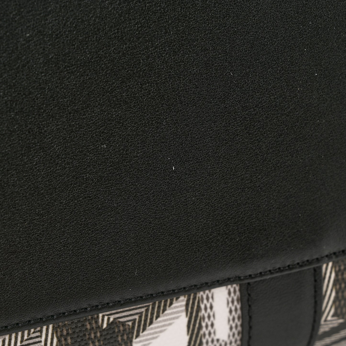 Cubic Monogram Large Traveler Weekender Bag Black White